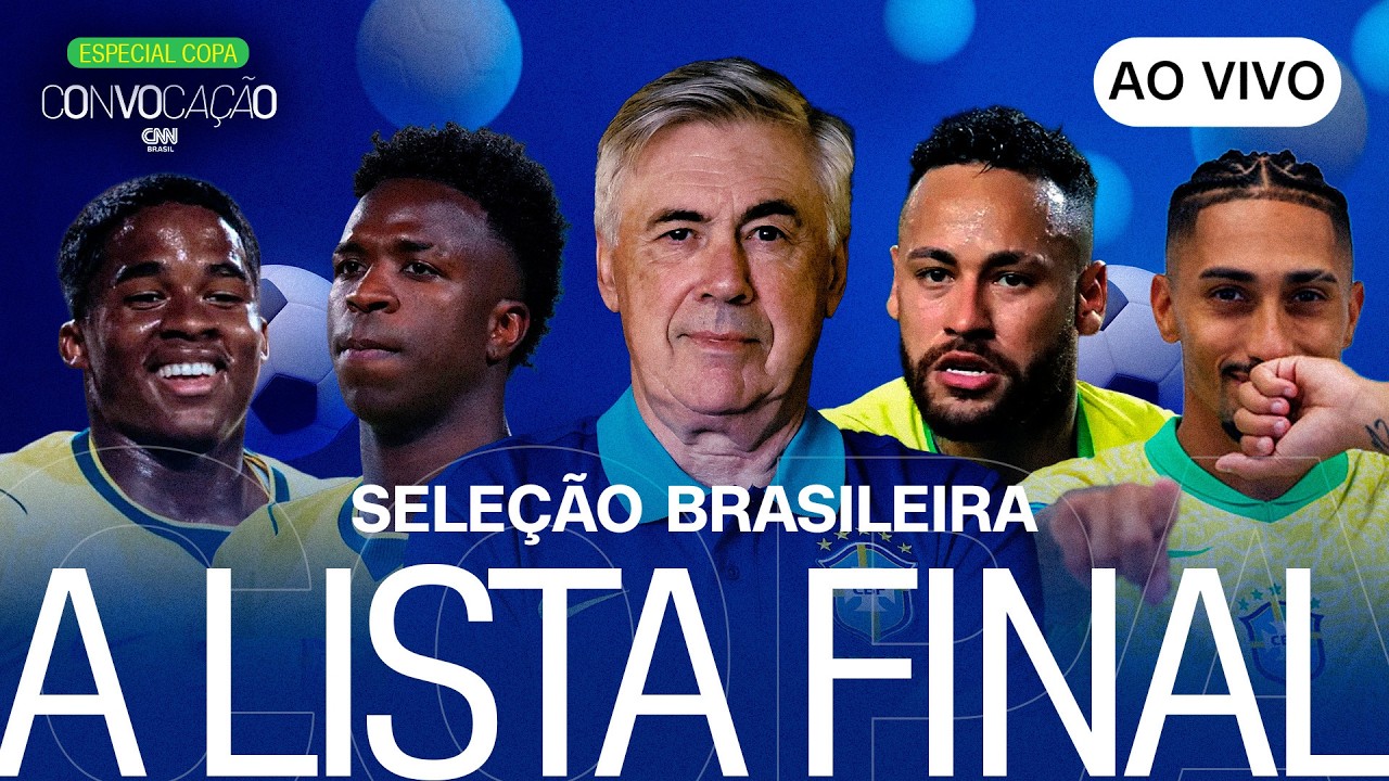 Assistir Convocação da Seleção Brasileira ao vivo online 18/05/2026